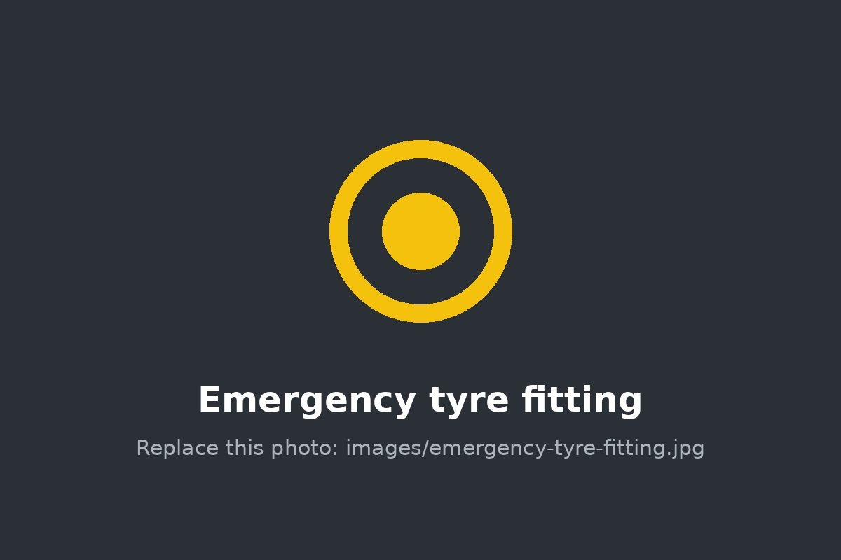 Emergency tyre fitting