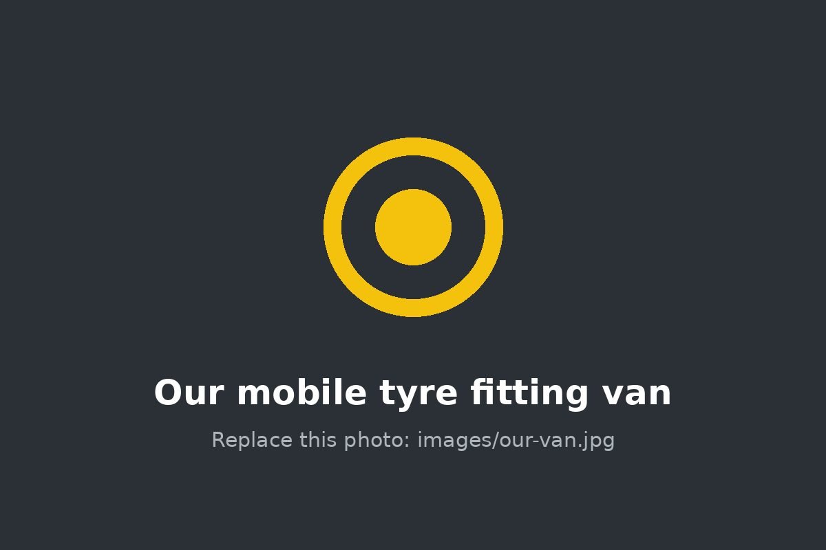 Our mobile tyre fitting van